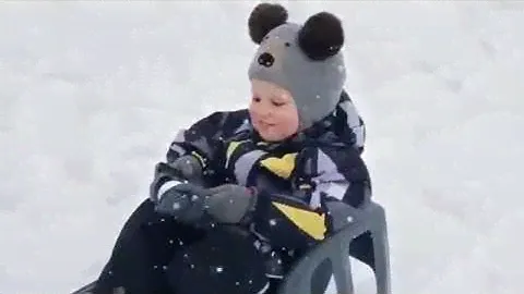Санки happy baby пластиковые