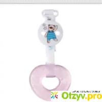 Прорезыватель Happy Baby силиконовый с водой Teether Gel + pink - отзыв-0
