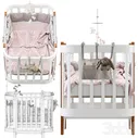 Кроватка-трансформер MOMMY LUX happy baby - Кровати - 3D модель