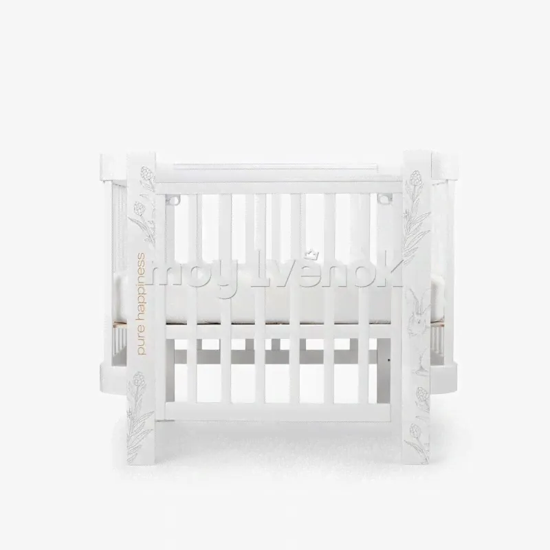 Happy Baby 95026, Кроватка-трансформер MOMMY LOVE (белый)
