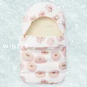 Конверт в коляску Happy Baby с меховым вкладышем с цветами
