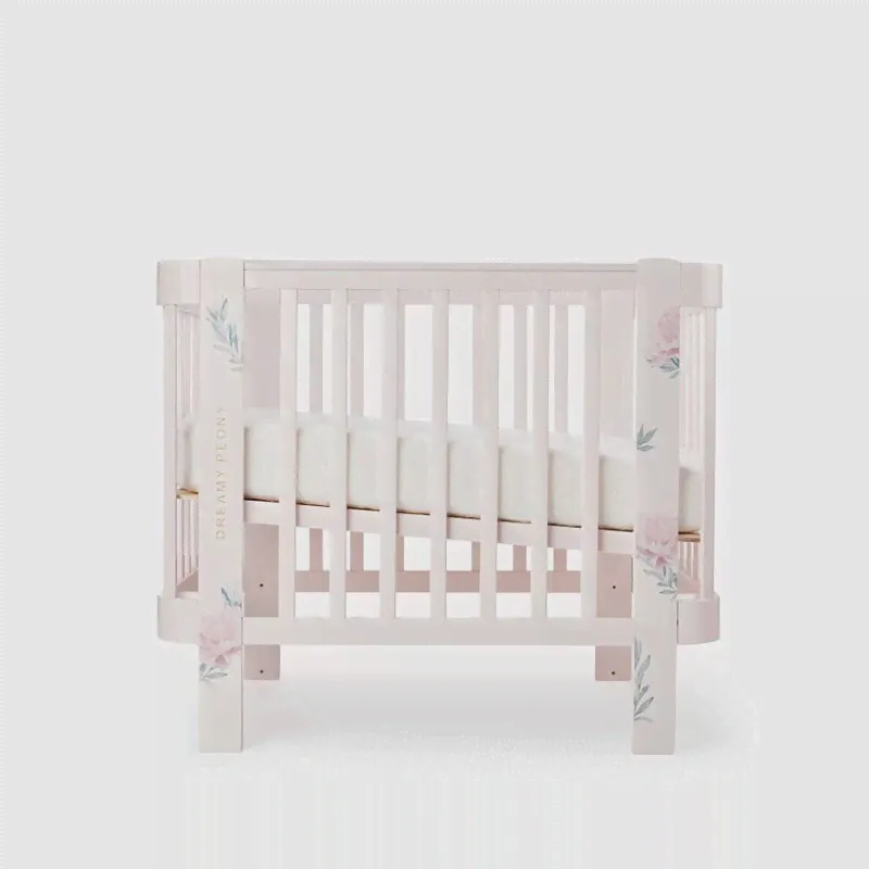 Happy Baby детская кроватка Mommy Love, Pink-2