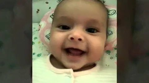 Happy baby Charlotte