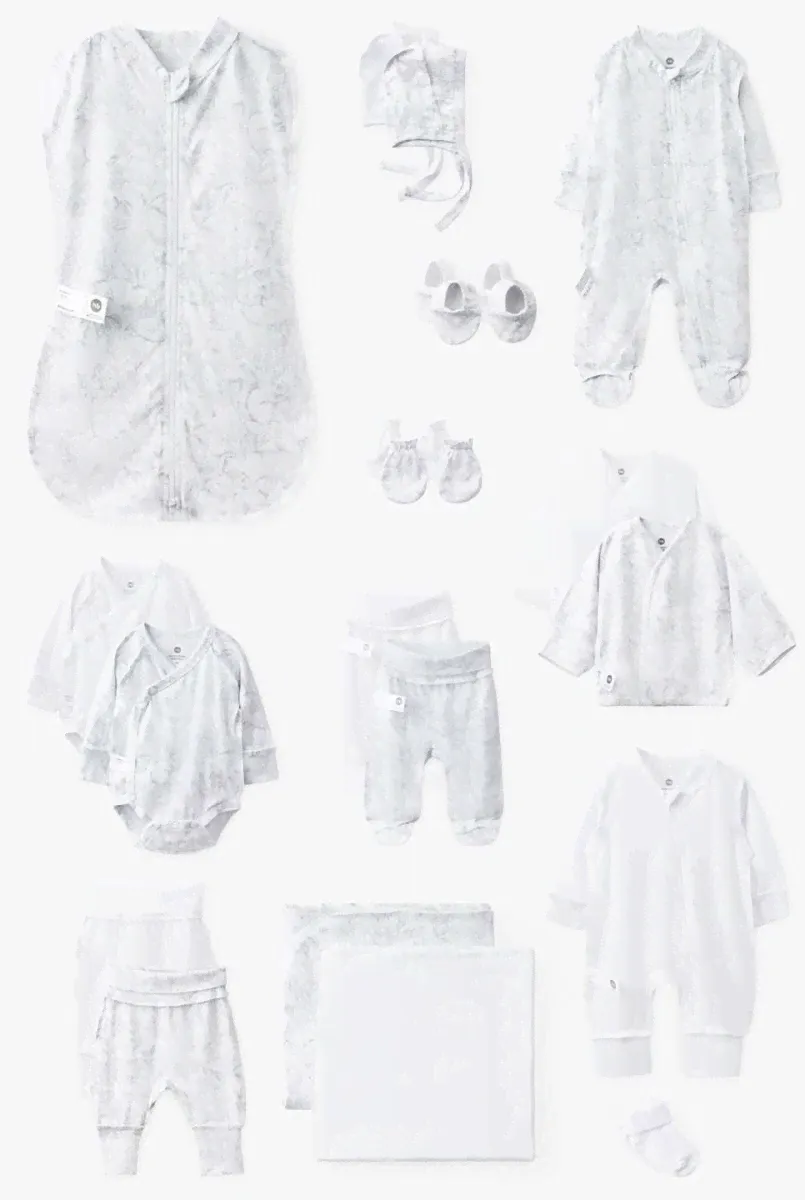 Happy Baby Набор одежды для новорожденных white&nature