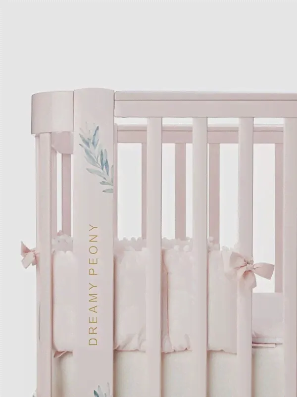 Happy Baby детская кроватка Mommy Love, Pink-0