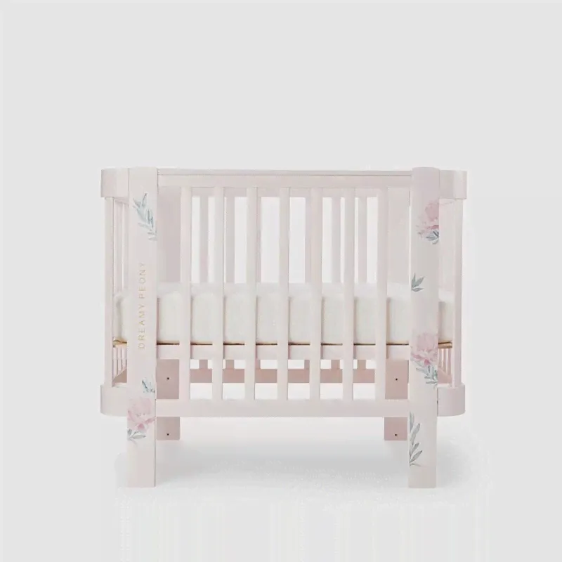 Happy Baby детская кроватка Mommy Love, Pink-1