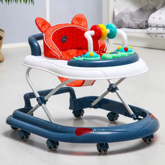 Ходунки Happy Baby Smiley V2, цвет тёмно-синий-0